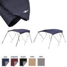 3 bow bimini replacement canvas. 3 Bow Boat Bimini Top Cover Included Support Poles And Storage Boot
