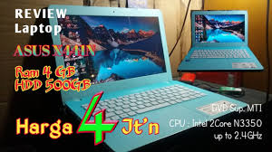 Laptop ini sangat cocok bagi kalian yang masih. Laptop Asus X441n Ram 4gb Hdd 500gb Hrga 4jt N Youtube