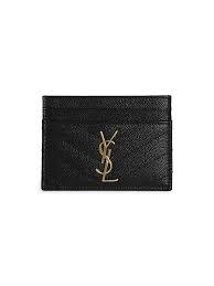 These premium card skins are designed for debit/credit cards and metro passes so you can still tap, swipe, and insert as usual 😊. Buy Saint Laurent Monogram Matelasse Leather Card Case Up To 70 Off Saks Fifth Avenue