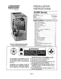 Our technicians carry a large assortment of fireplace parts if any are needed. Lennox Furnace Heater Gas Manual L0406231