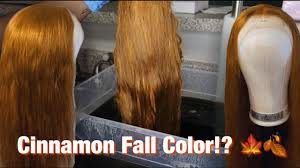 From 613 Hair To Cinnamon Water Color Method Ft Megalookhair Youtube