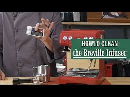 Just insert one tablet into the machine's portafilter and run the clean cycle. How To Clean Breville The Infuser Espresso Machine Uncensored Youtube