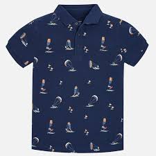 Polo Padrao De Manga Curta Para Menino Marinho Tisort Modelleri Tisort Polo