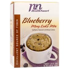 Mg sodium, 19 g carbs (1 g fiber, 13 g. Healthsmart Blueberry Mug Cake Mix 7 Individual Servings Ready In Under A Minute High Protein 15g Low Calorie High Fiber Low Sugar Gluten Free