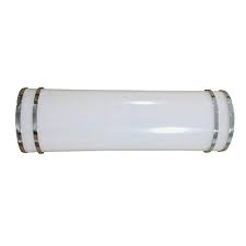 The keighley collection from home decoratorsthe keighley collection from home decorators collection offers the integrated led module is low maintenance and means you will never have to change bulbs for the life of the fixture. Allen Roth Lorelei 1 Light 24 In Brushed Nickel Led Vanity Light Bar Brickseek