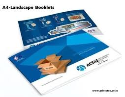 A4 Lanscape Booklets In 2020 Booklet Printing Brochure Print Booklet