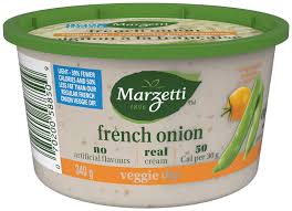 It pairs well with chips, crackers, bread, and vegetables, or works as a spread on sandwiches. Marzetti French Onion Veggie Dip Marzetti