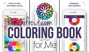 تحميل تطبيق Coloring Book For Me لتلوين و رسم الصور لكبار والصغار النسخة المدفوعة للاجهزة الاندرويد باخر تحديث صفحات لل Coloring Books Stress Coloring Color