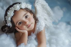 Baby girl angel Photos