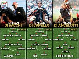 3 Of The Best Squads Ever A C Milan Milan Ac Milan