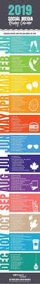 2020 Social Media Content Calendar Packed With Post Ideas Infographic Social Media Content Calendar Social Media Calendar Social Media Content