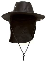 Safari Explorer Bucket Hat With Flap Neck Cover Black Cy119cb6ms9 Hats For Men Hats Sun Hats