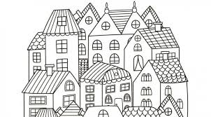 The drawing may be purchased as wall art, home decor, apparel, phone cases, greeting cards, and more. Desene Cu Case De Colorat Imagini È™i PlanÈ™e De Colorat Cu Locuinte