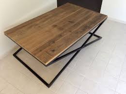 Shop coffee tables at target. Brand New Solid Timber Coffee Table Black Metal Cross Legs Aud 399 00 Picclick Au Coffee Table Solid Coffee Table Table