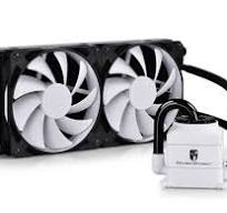 Deepcool、ヘッドを2ブロックに分割した簡易水冷クーラー白 ...