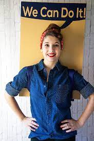 Welcome to crystheartistv the place to be to create a life filled with beauty!today on crystheartistv crys shows you how to create a diy costume for your. Rosie The Riveter Costume Whipperberry
