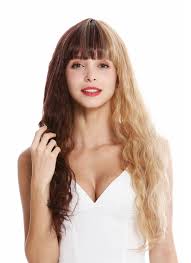 From chocolate brown to hazelnut and cinnamon tones, we've got all the brunette inspiration you need. Women S Quality Wig Long Fringe Wavy Blonde Brown Half Half Highlights Emo Goth Gfw2644