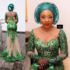 Lovely Wedding Guest Aso Ebi Styles African Lace Dresses African Fashion Dresses African Dress