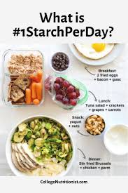 What Is 1starchperday The College Nutritionist In 2020 Workout Food Food Articles Meal Planning
