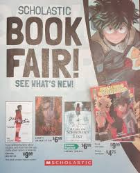 My School S Book Fair Ad Has Deku On The Cover Bokunoheroacademia