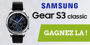 Concours Gagnez Votre Montre Connectee Samsung Gear S3 Maison Et Domotique Montre Connectee Gear S3 Samsung