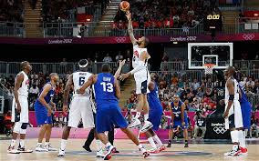 The olympic record for most threes in a game by a player: London 2012 Olympics Kobe Bryant Leads Usa Basketball Dream Team To 98 71 Victory Over France