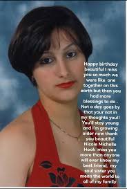 in memory of Nicole Hook