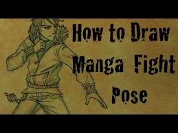 But here a tip, that how you can draw more manly a pose. How To Draw Manga Action Pose Youtube