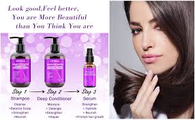 Amazon.com: Set de champú y acondicionador para el crecimiento del cabello  con aceites de romero, biotina, argán y ricino para cabello adelgazante,  dañado y rizado : Belleza y Cuidado Personal