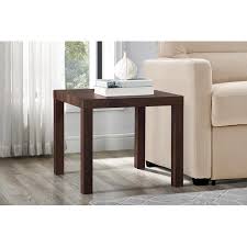 Wyndenhall norfolk end side table | walmart canada. Mainstays Parsons End Table Canyon Walnut Walmart Com Walmart Com