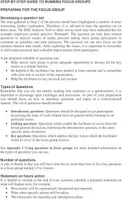 How To Organise And Run Focus Groups Pdf Free Download For Focus Group Discussion Report Template Best Sample Report Template Focus Group Business Template