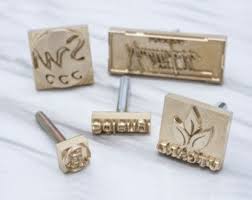 Customsized Alphabet Letter Stamps With T Slot Holder 26 Etsy Leather Stamps Custom Leather Custom Branding Iron