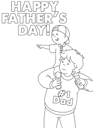Click on the link of your choice (below) to print the coloring page. Coloring Pages Caillou Fathersday Coloring Point