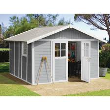 Menuiserie pvc et métal epaisseur des parois : Grosfillex Abri Jardin Deco 11 11m 3 15 X 3 55 X 1 88 M 26 Mm Abris De Jardin En Pvc Rue Du Commerce