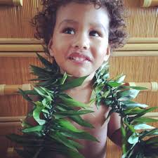 Maile Style Ti Leaf Lei.