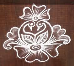 Pin By Easy Rangoli Art On Muggulu Simple Flower Design Rangoli Kolam Designs Rangoli Border Designs