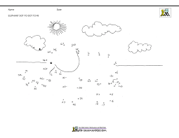 Pupils should recognize the number which are written, and choose the correct answer among the three po. Dot To Dot Printables Up To 50