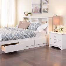 The elegant and solid design of the bedhead offers a stylish solution to transform a plain. Prepac Monterey Full Queen Bookcase Headboard In White Wsh 6643