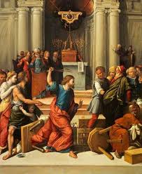 Christ Driving The Money Changers From The Temple Ca1540 Garofalo Jesus Of Nazareth Art Painting Ancient Greece