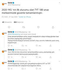 Üniversite tercih maratonuyla beraber son günlerde milyonlarca aday, yks baraj puanının düşürülmesi gerektiği gibi bir talepte bulundu. Son Dakika Osym Yks De Sorulan 4 Soruyu Sosyal Medyaya Sizdiran Kisi Hakkinda Sorusturma Baslatti Haberler