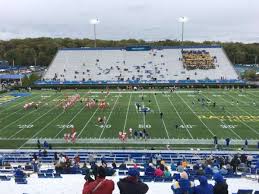 football photos at delaware stadium that are behind home