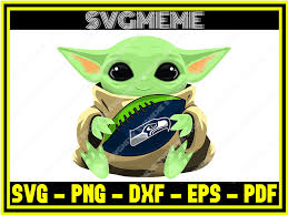 Download Baby Yoda Seattle Seahawks Nfl Svg Png Dxf Eps Pdf Clipart For Cricut Baby Yoda Seattle Seahawks Nfl Svg Digital Art Files For Cricut Svg Meme