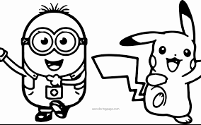 Thanksgiving 2015 Coloring Pages Beautiful Bob And Minions Coloring Page Minion Pikachu Coloring Page Minions Coloring Pages Minion Coloring Pages