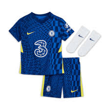 Alle chelsea trikots der laufenden saison: Chelsea Fc 2021 22 Home Fussballtrikot Set Fur Babys Und Kleinkinder Nike De