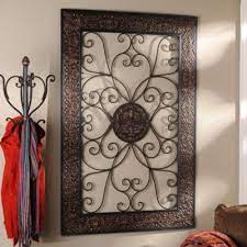 Embossed Scroll Plaque Kirklands Wrought Iron Wall Decor Iron Wall Decor Metal Tree Wall Art