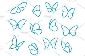 Search images from huge database containing over 1,250,000 drawings Butterflies Silhouettes Butterfly Outline Easy Butterfly Drawing Butterfly Drawing