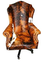 Maybe you would like to learn more about one of these? Country Western Rustic Executive Cowhide Swivel Office Desk Chairs