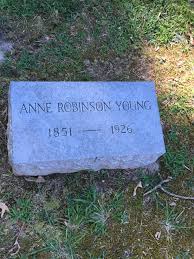 Joan robinson hill (r.) was killed by hubby dr. Anne Robinson Young 1851 1926 Find A Grave Memorial