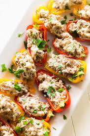 Sausage Stuffed Mini Sweet Peppers Appetizer Recipe These Stuffed Mini Sweet Peppers Are The Perfe Stuffed Sweet Peppers Stuffed Peppers Sweet Pepper Recipes