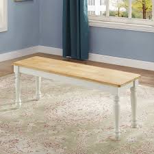 white extra seating bench